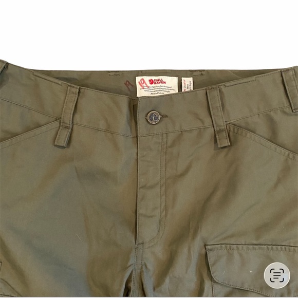 Fjall Raven Vidda Pro Ventilated Trousers Regular Fit Army Green Mens Cargos - Picture 6 of 13